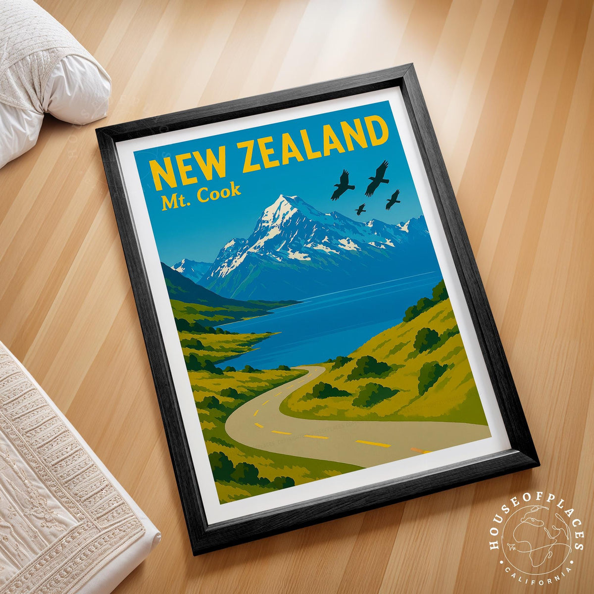 Mt. Cook travel poster – view 2