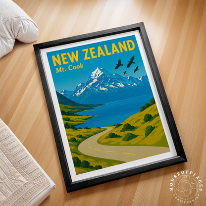 Mt. Cook travel poster – view 2