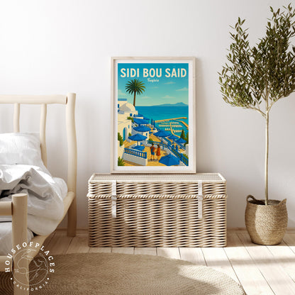Sidi Bou Said travel poster – view 3