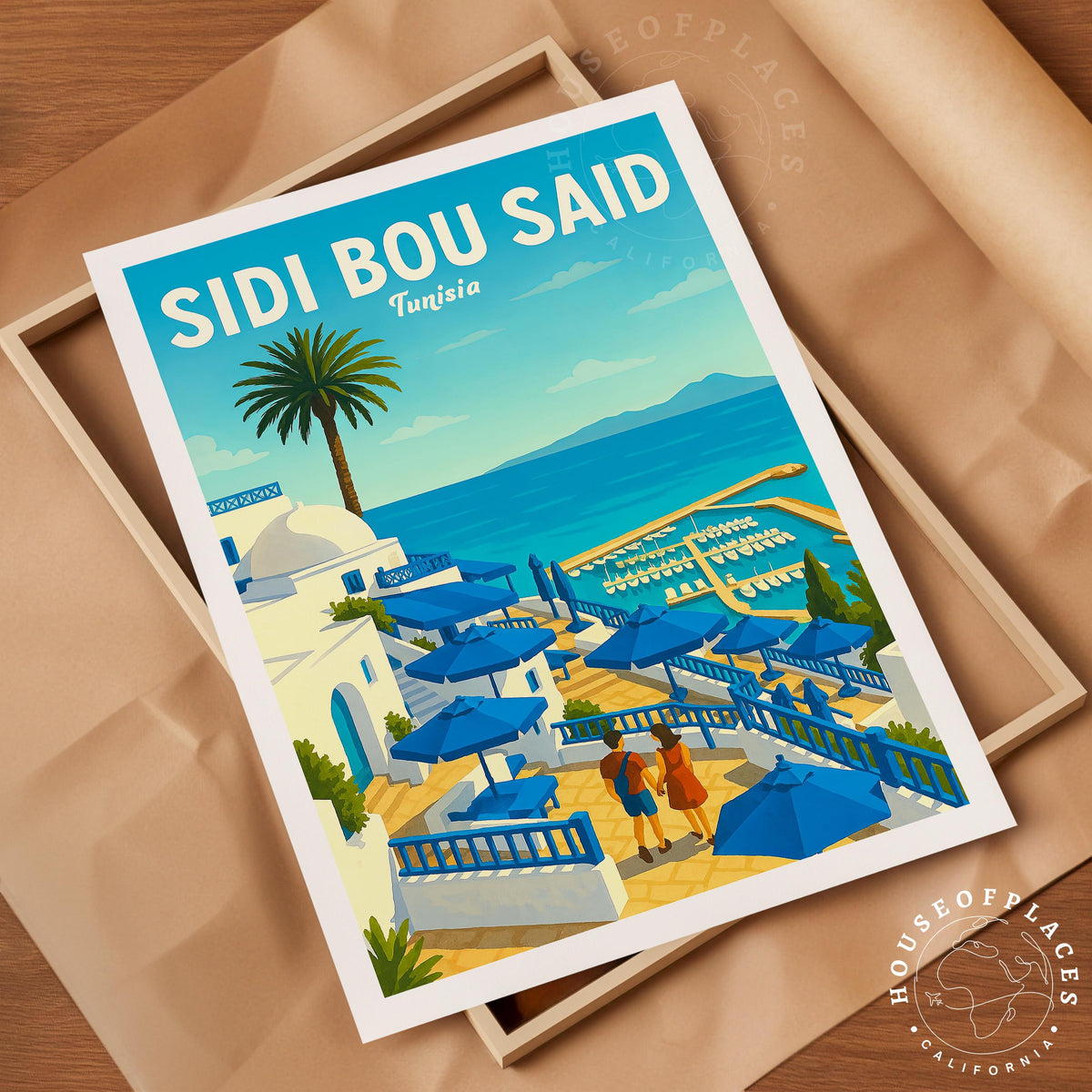 Sidi Bou Said travel poster – view 10