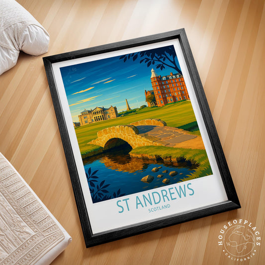 St Andrews travel poster – view 2