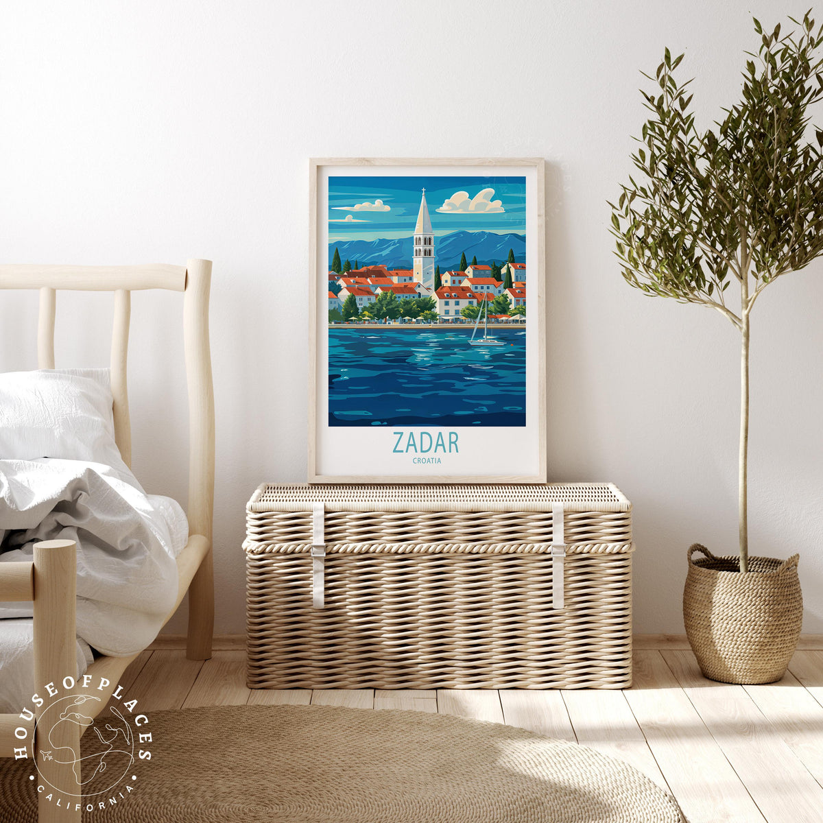 Zadar travel poster – view 3