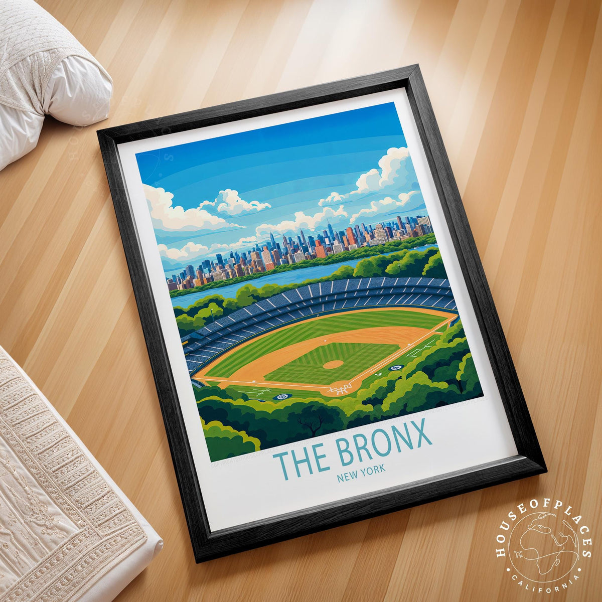 The Bronx Travel Poster – New York Wall Art Print