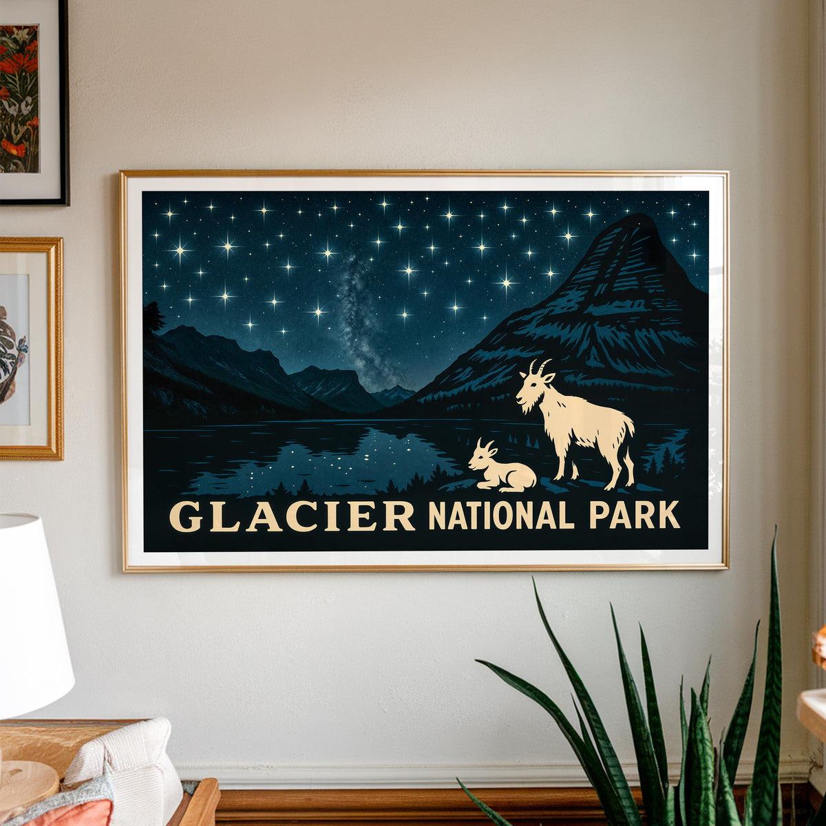 Glacier National Park travel poster – view 3