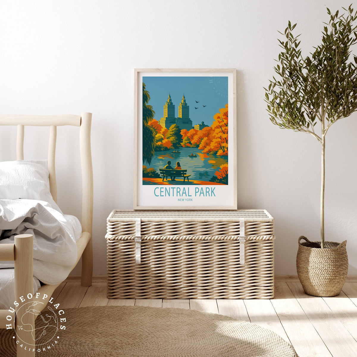 Central Park travel poster – view 3