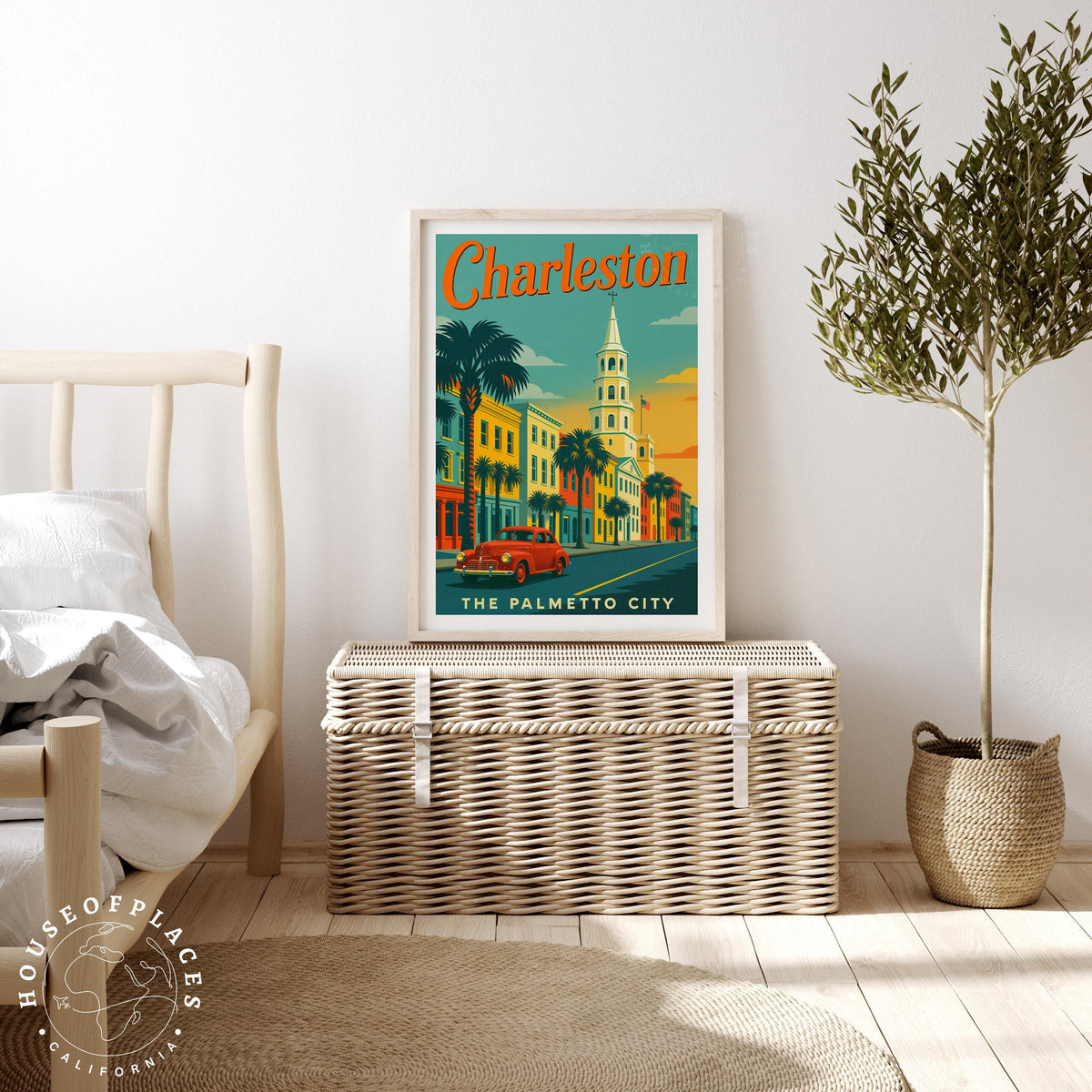 Charleston travel poster – view 3