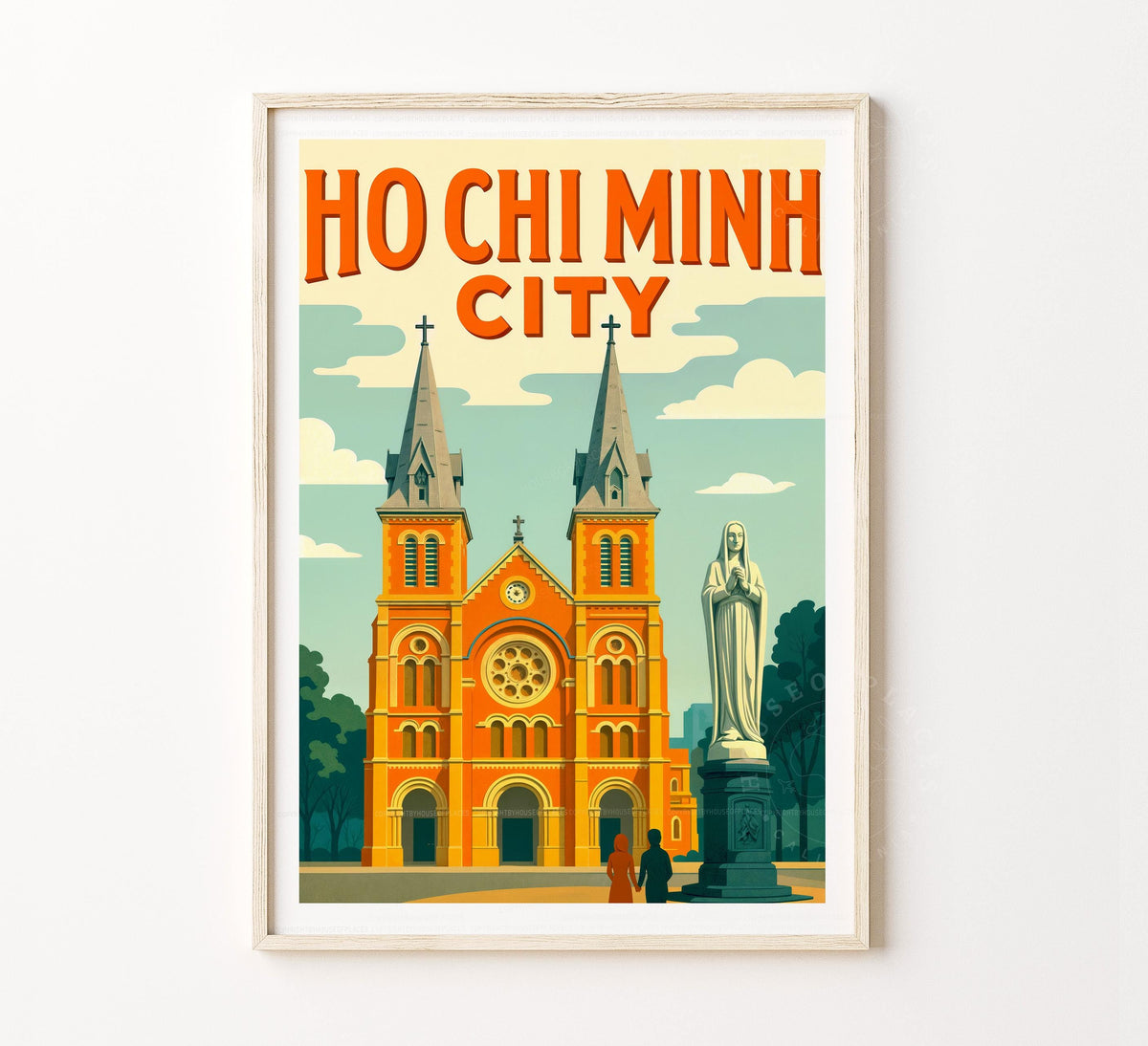 Ho Chi Minh City travel poster – view 2