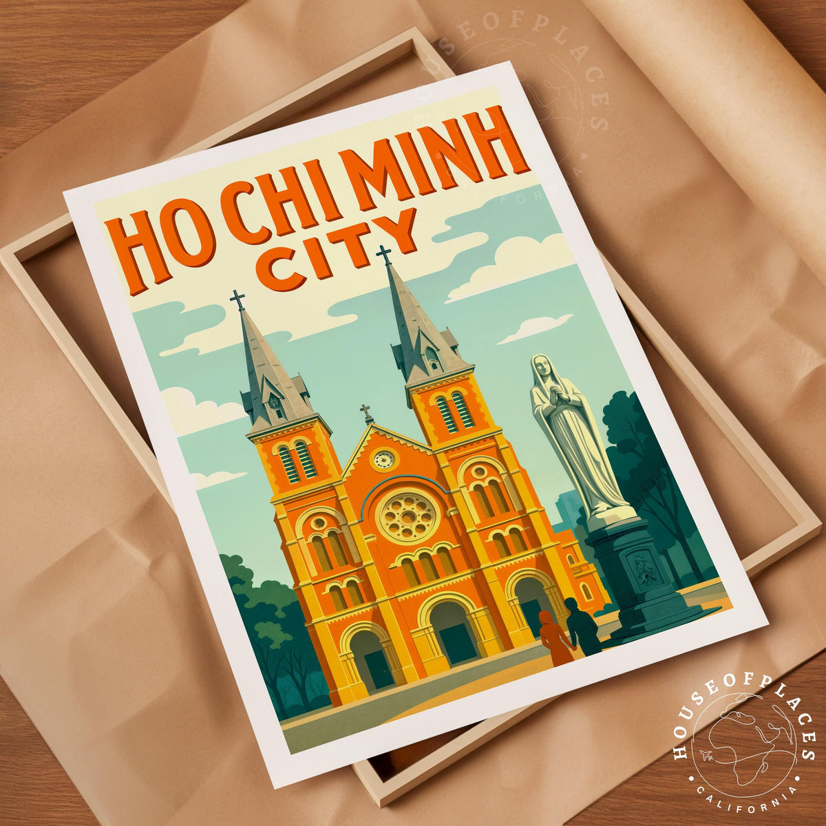 Ho Chi Minh City travel poster – view 10