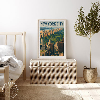 New York City travel poster – view 2