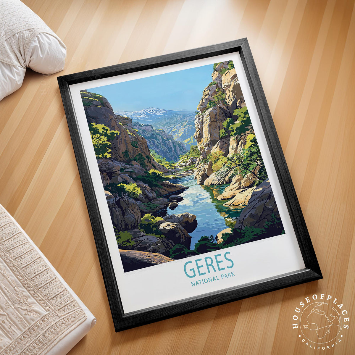 Geres National Park travel poster – view 2