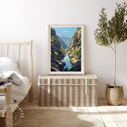 Geres National Park travel poster – view 3