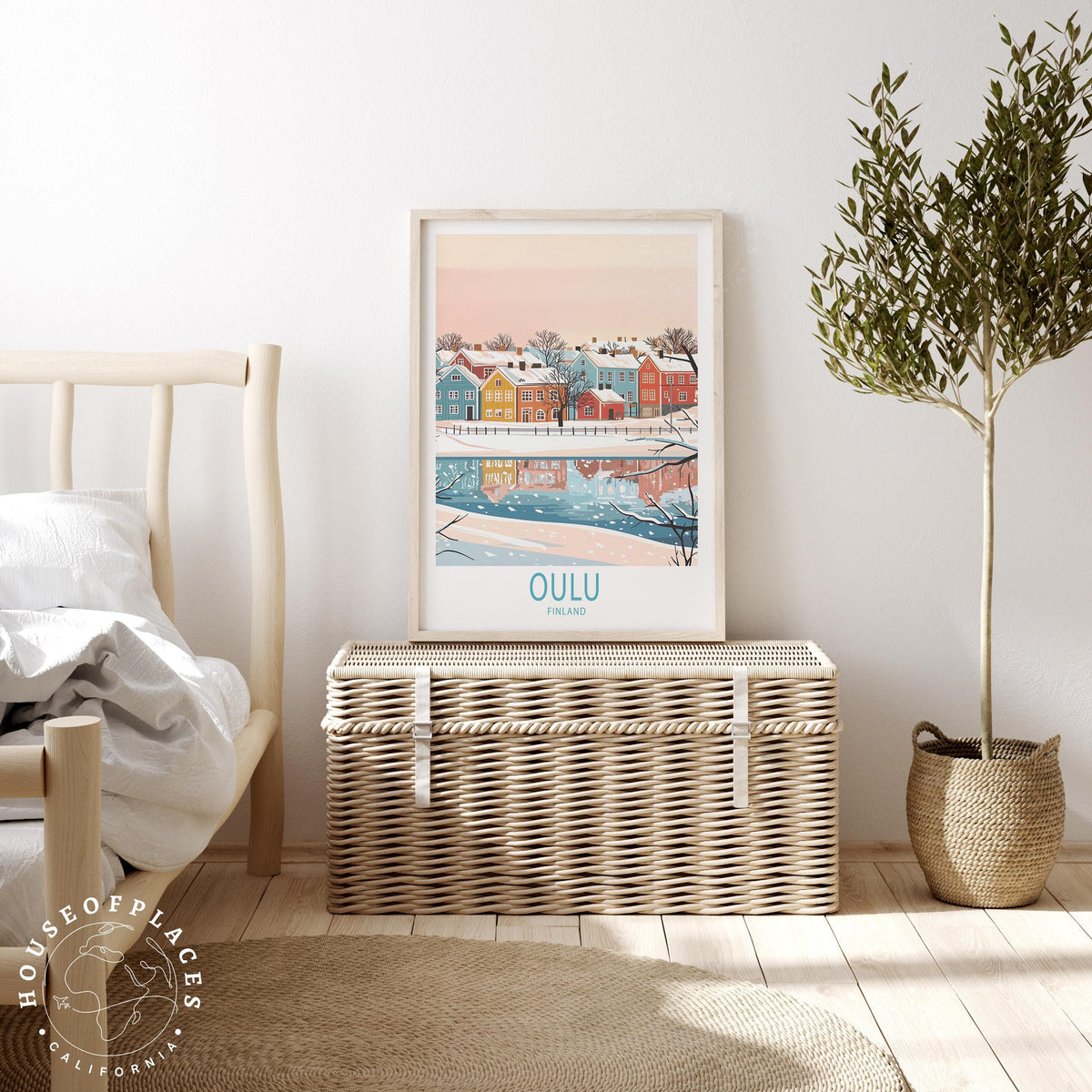 Oulu travel poster – view 3