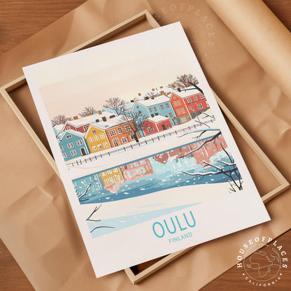 Oulu travel poster – view 10