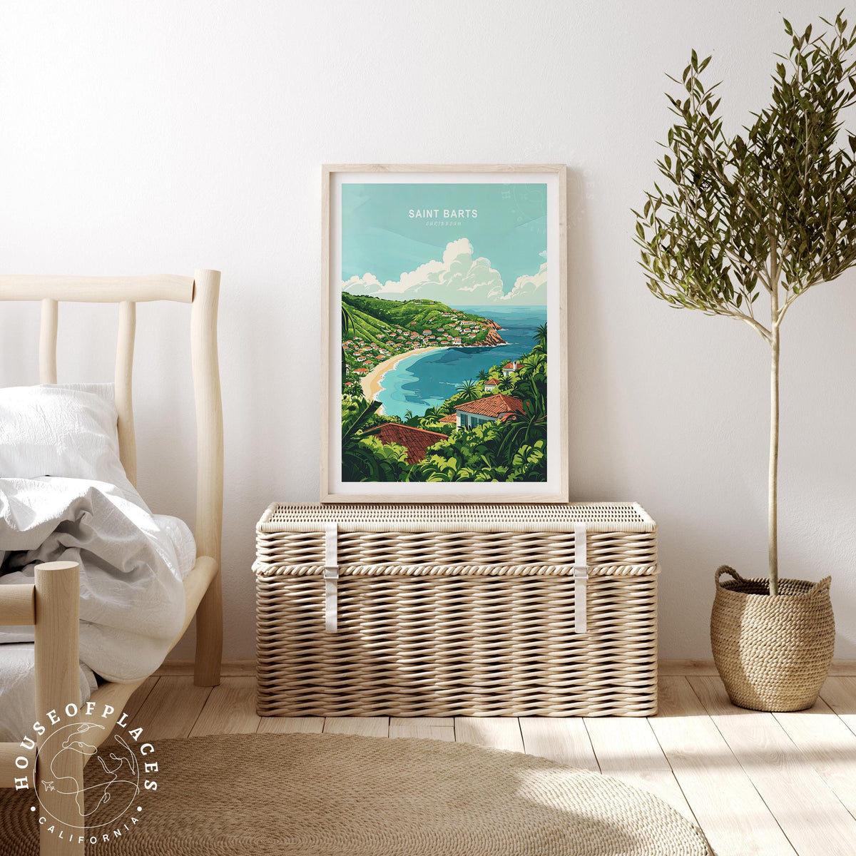 Saint Barts travel poster – view 3