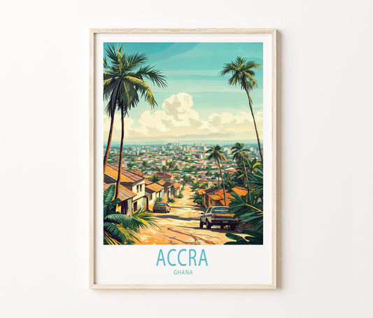Accra travel poster – view 2
