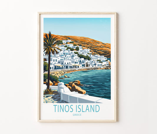 Tinos Island travel poster – view 2
