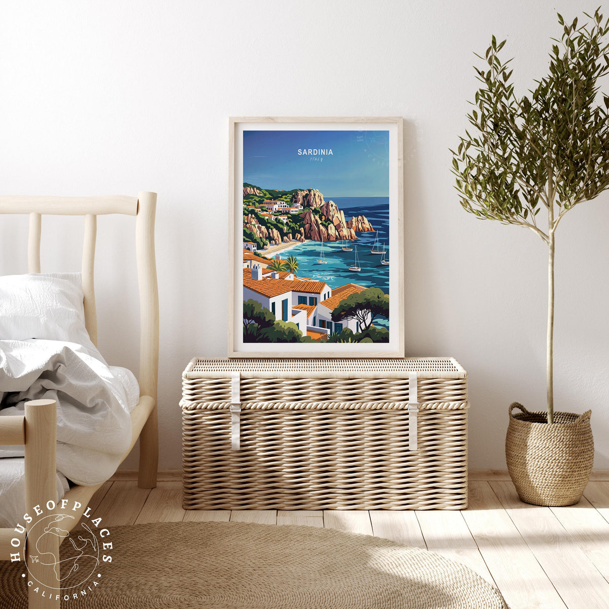 Sardinia travel poster – view 3