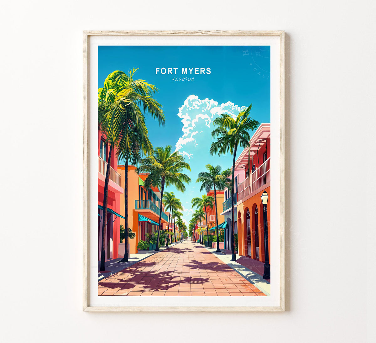 Fort Myers travel poster – view 2