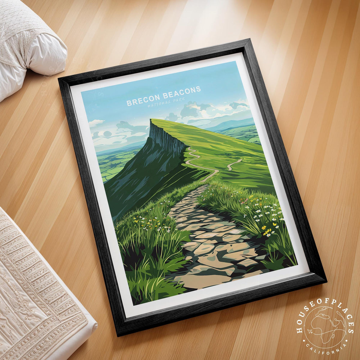 Brecon Beacons National Park travel poster – view 2