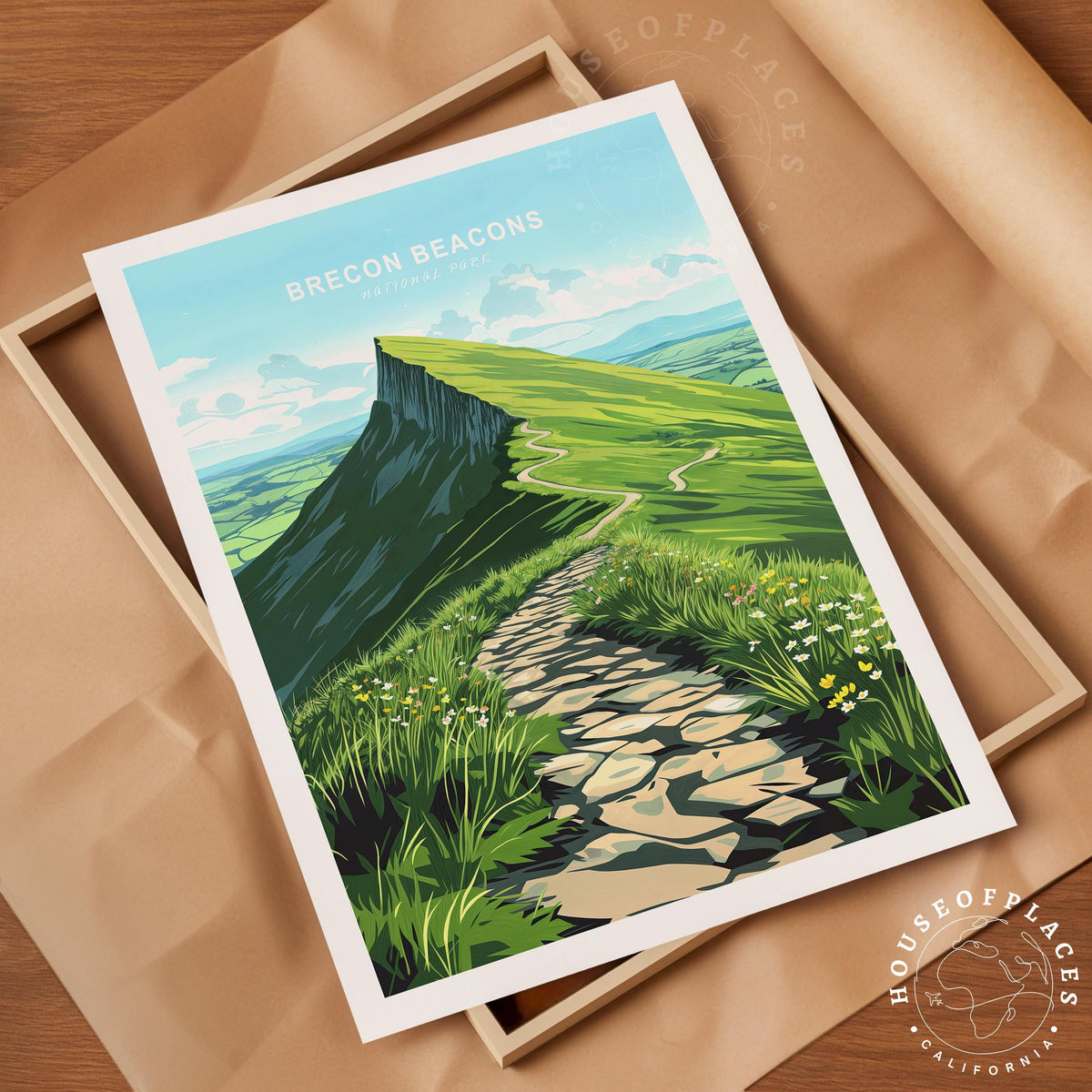 Brecon Beacons National Park travel poster – view 10