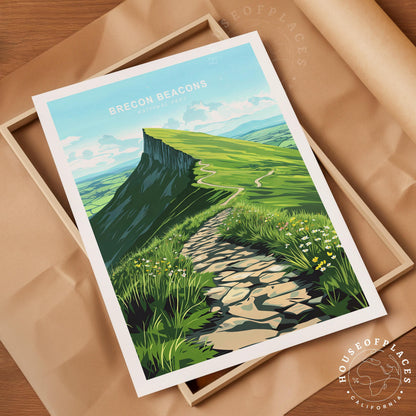 Brecon Beacons National Park travel poster – view 10