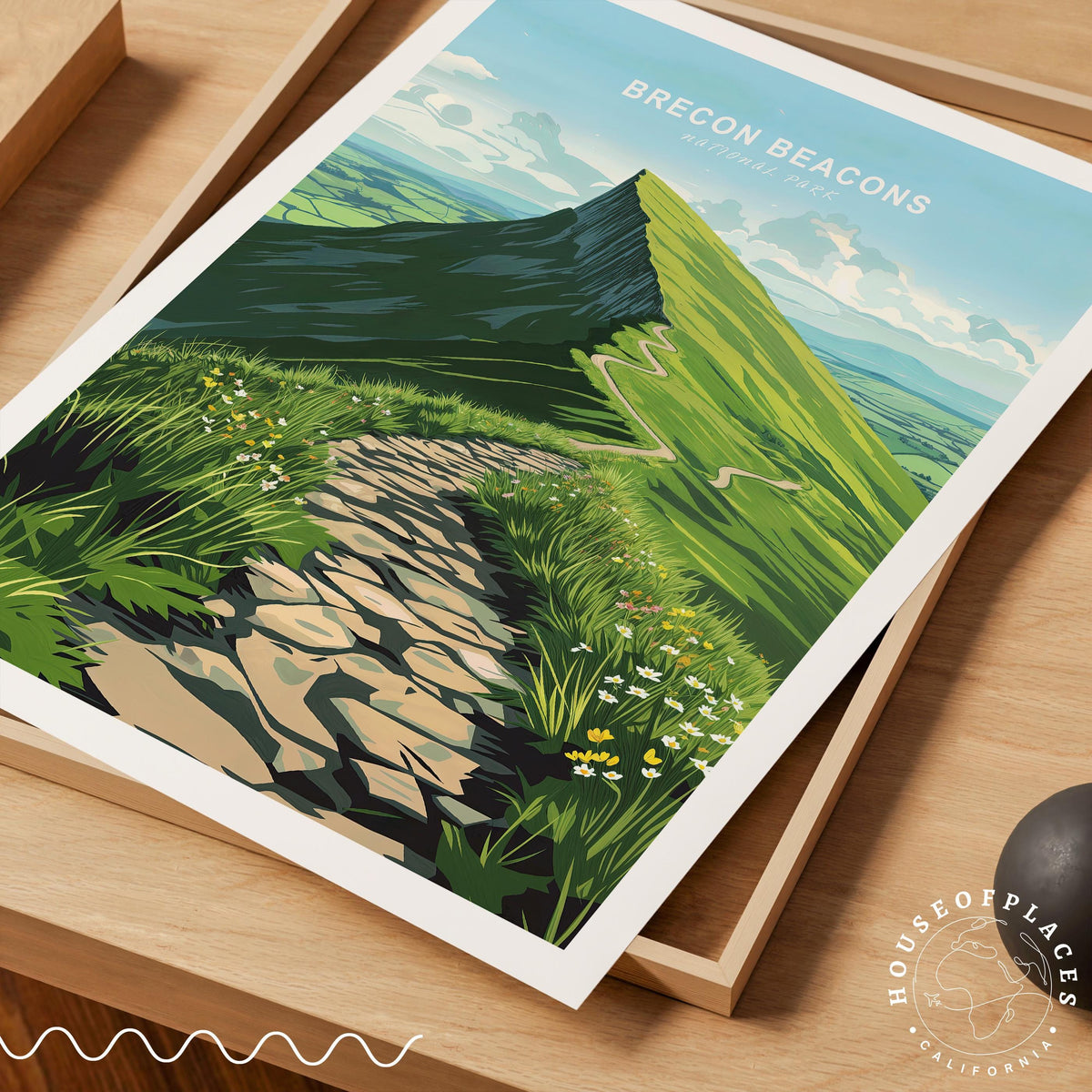 Brecon Beacons National Park travel poster – view 4