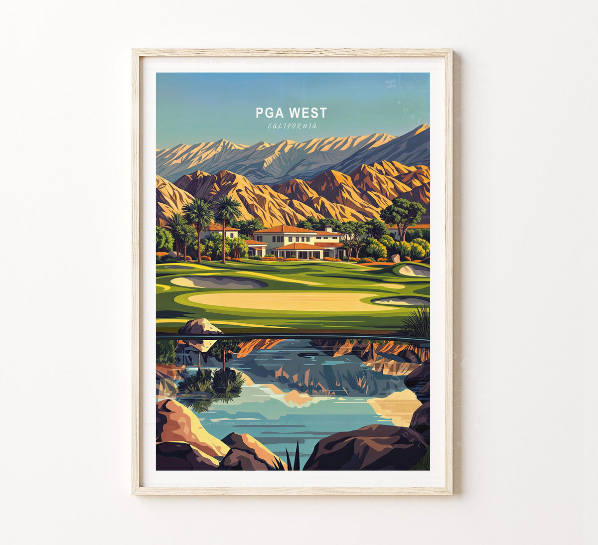 Pga West travel poster – view 2