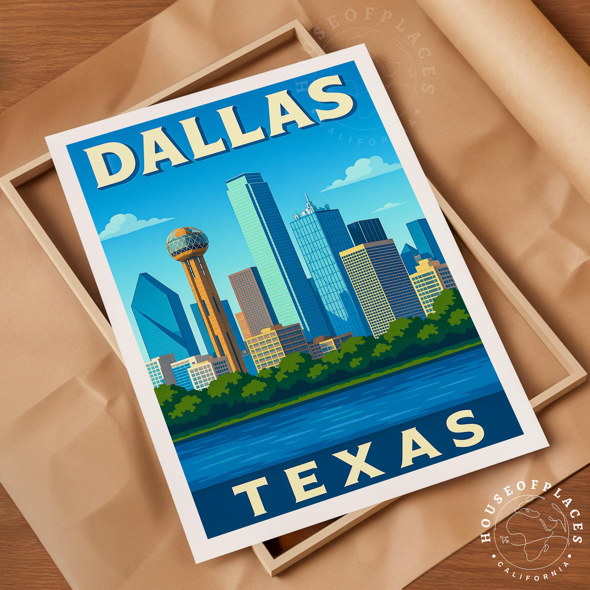 Dallas travel poster – view 10