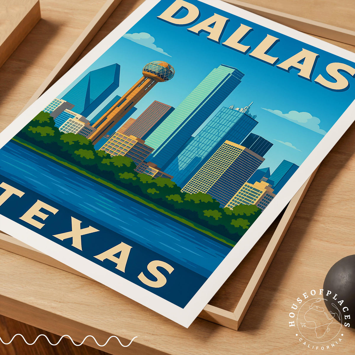 Dallas travel poster – view 4