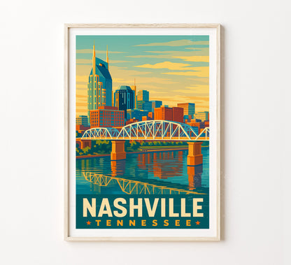 Nashville travel poster – view 2