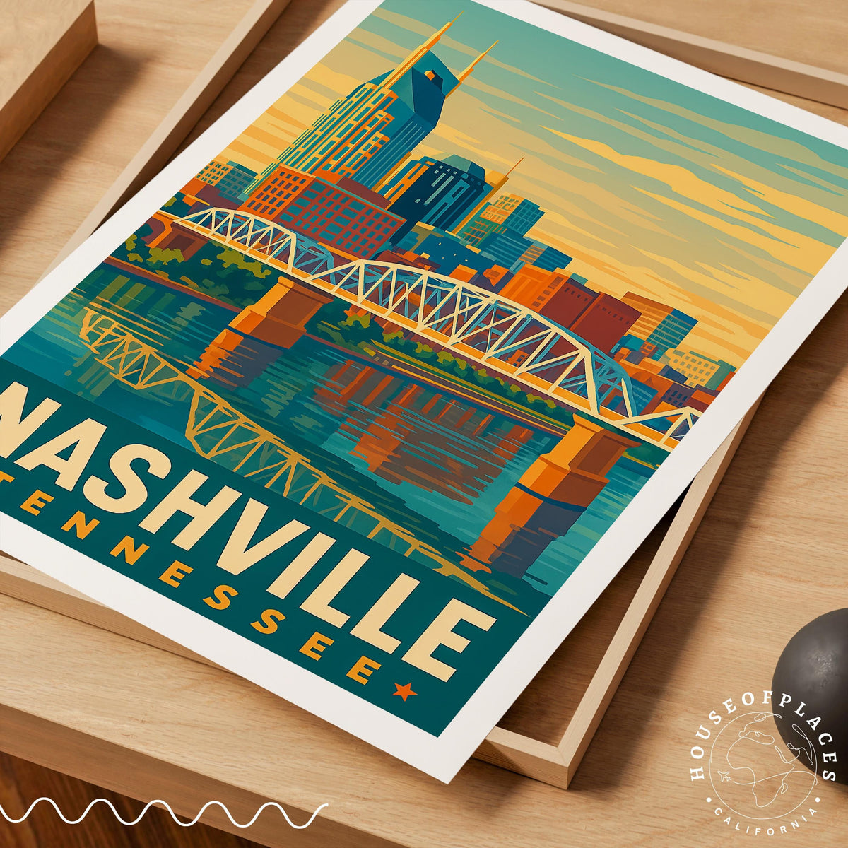 Nashville travel poster – view 4