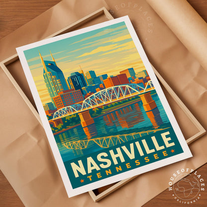 Nashville travel poster – view 7