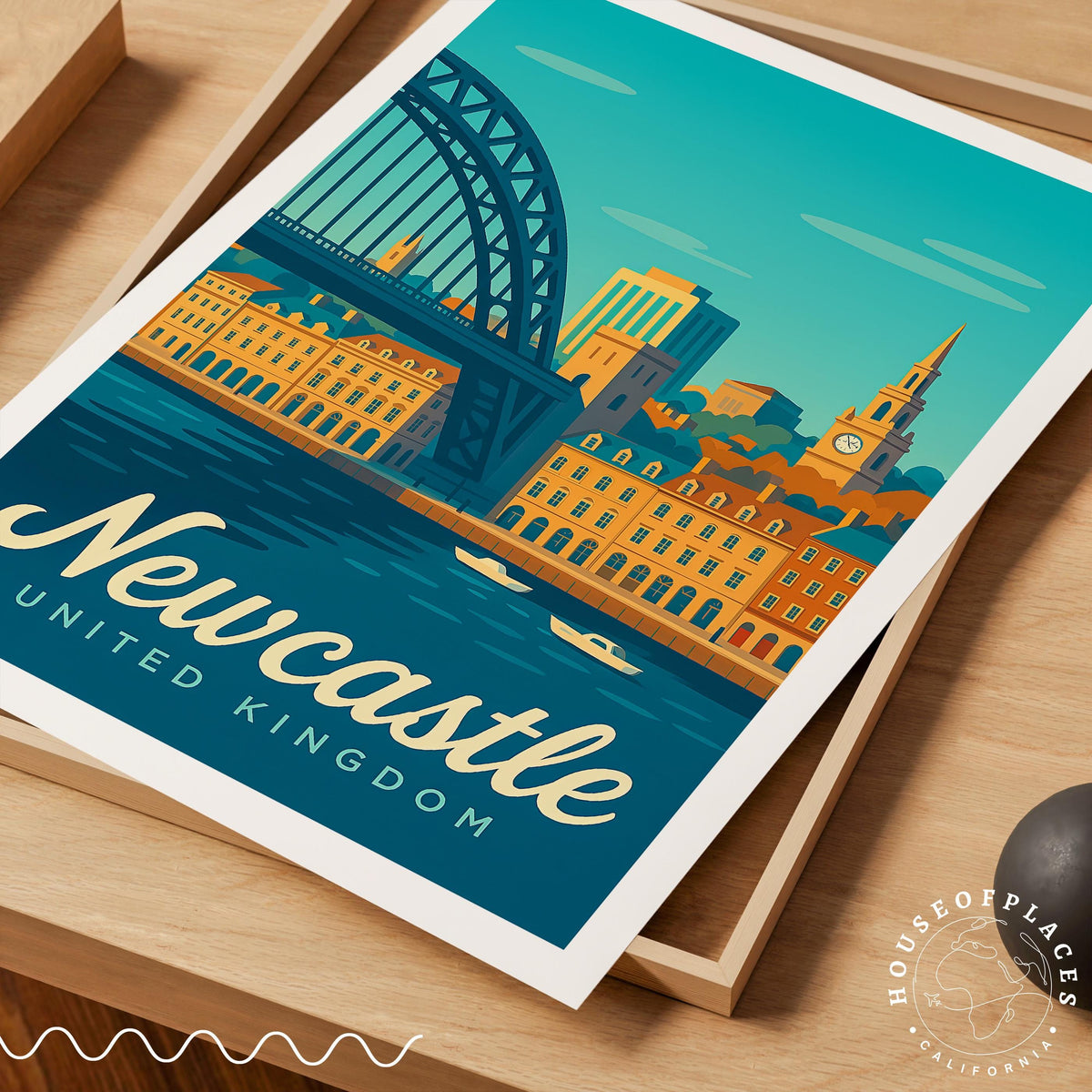 Newcastle travel poster – view 4