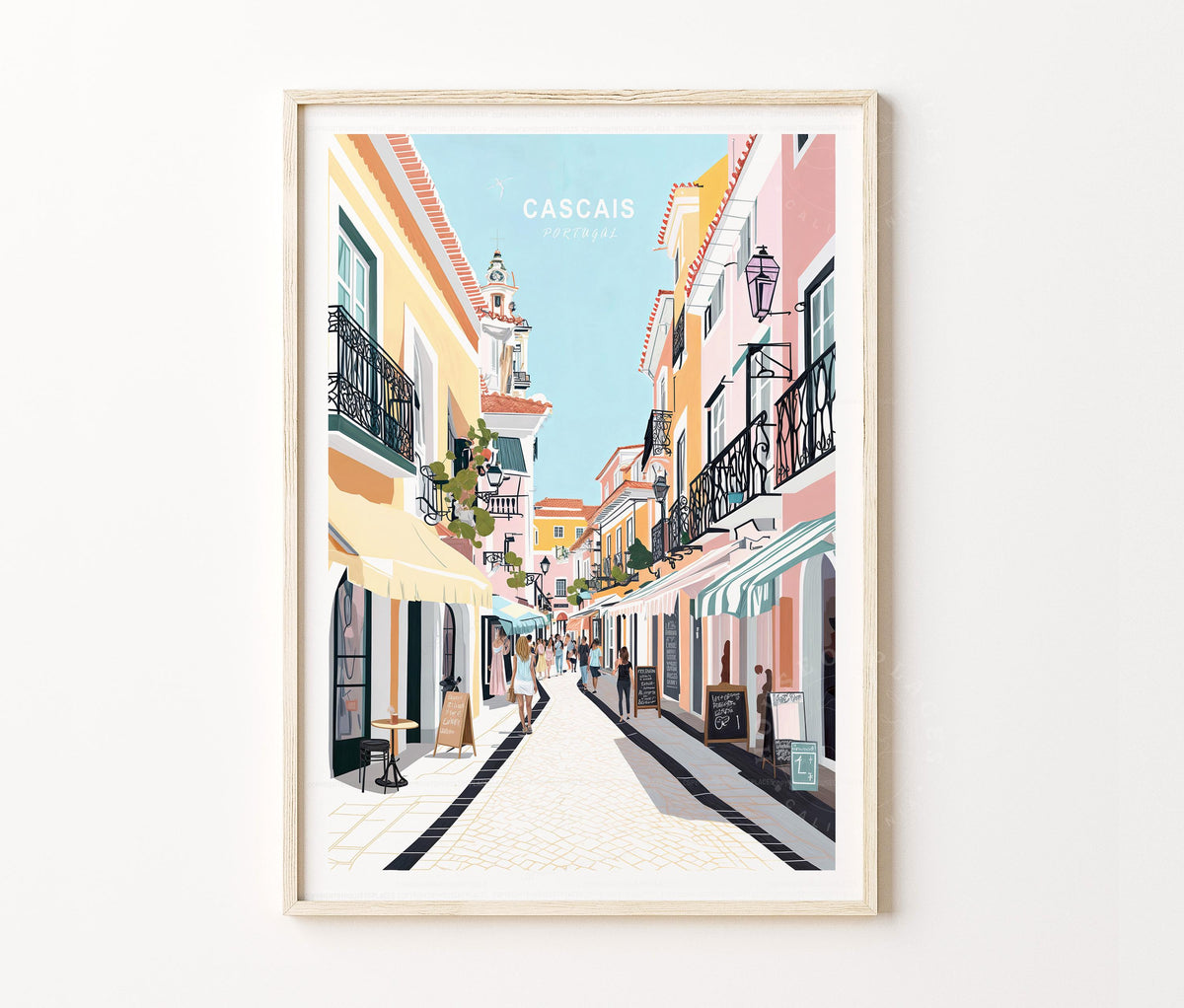 Cascais travel poster – view 2