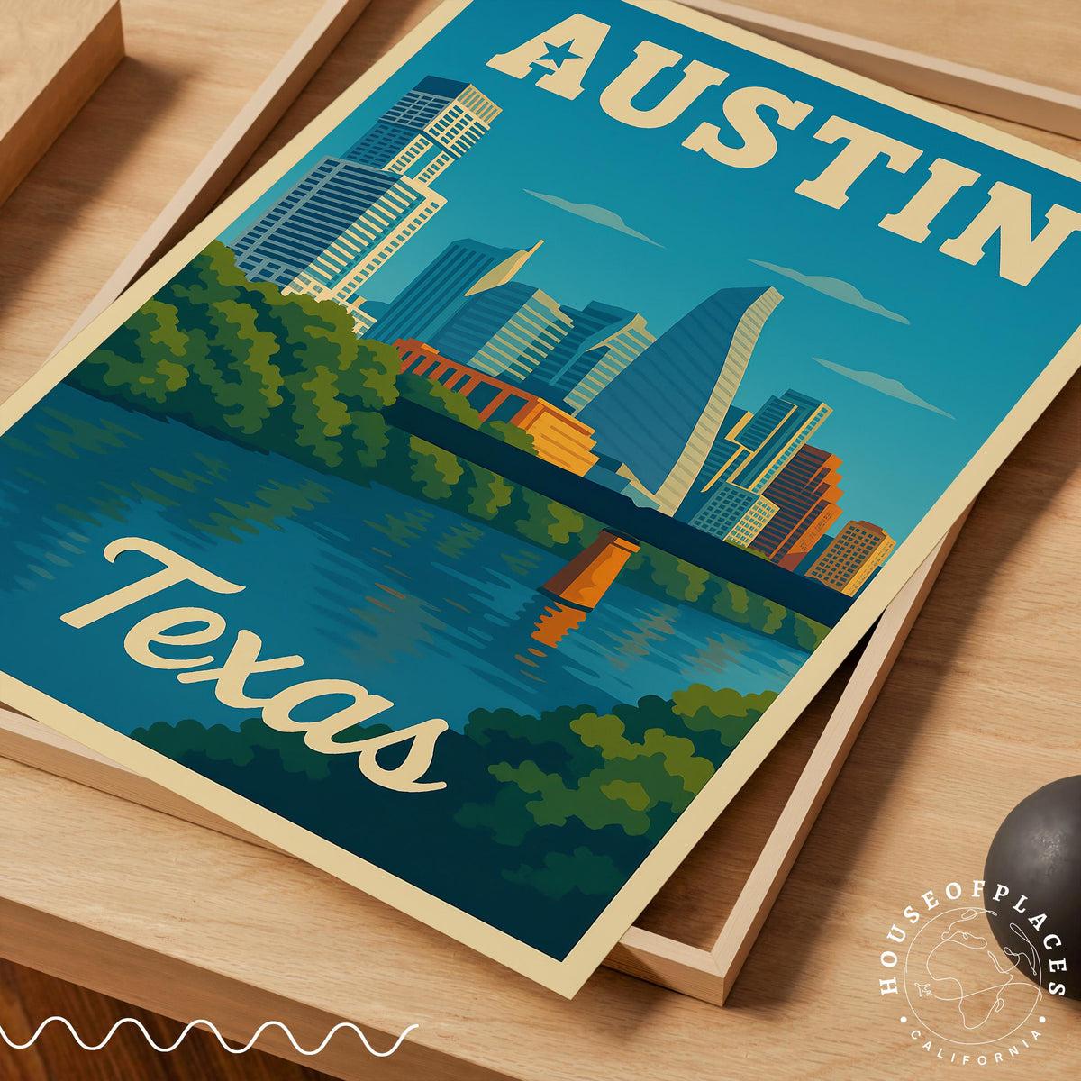 Austin travel poster – view 4
