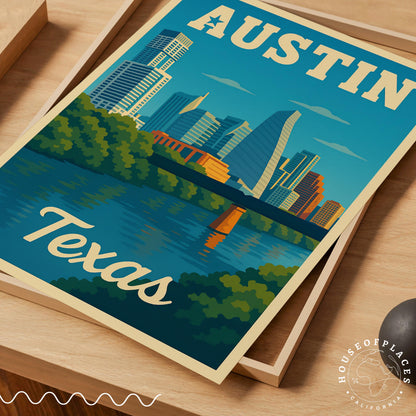 Austin travel poster – view 4