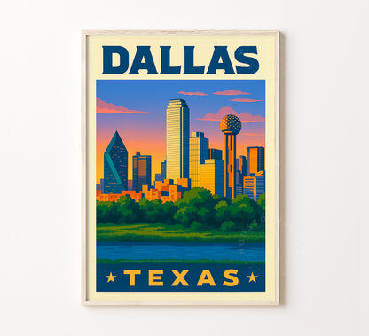 Dallas travel poster – view 2