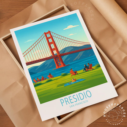 Presidio San Francisco travel poster – view 10
