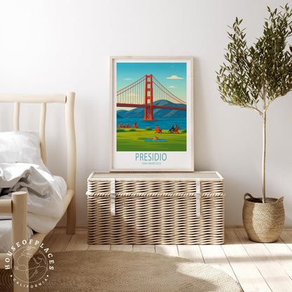 Presidio San Francisco travel poster – view 3