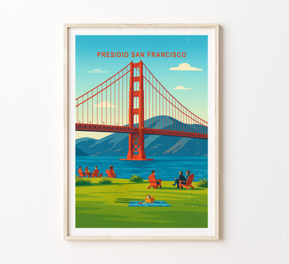 Presidio San Francisco travel poster – view 2