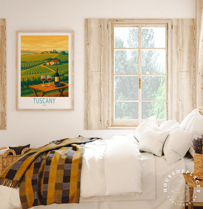 Tuscany travel poster – view 7