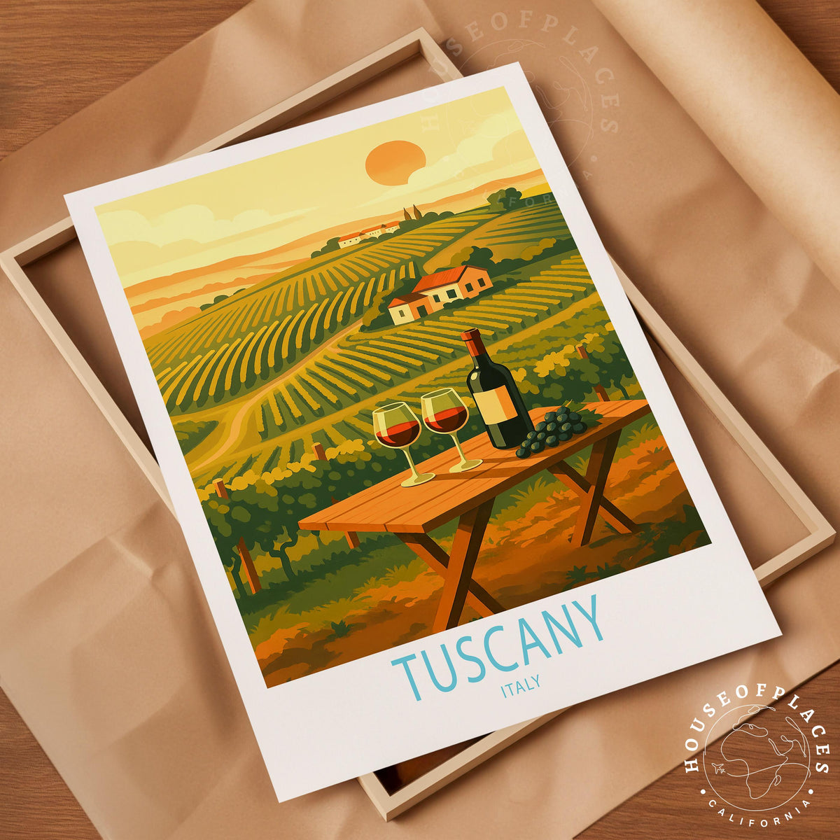 Tuscany travel poster – view 10