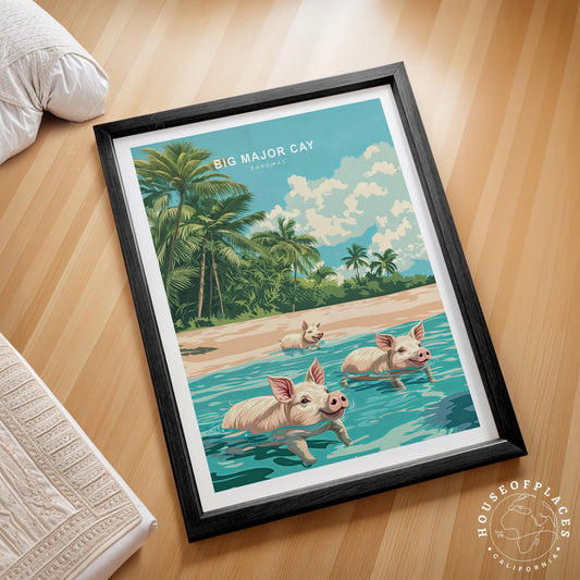 Big Major Cay travel poster – view 2
