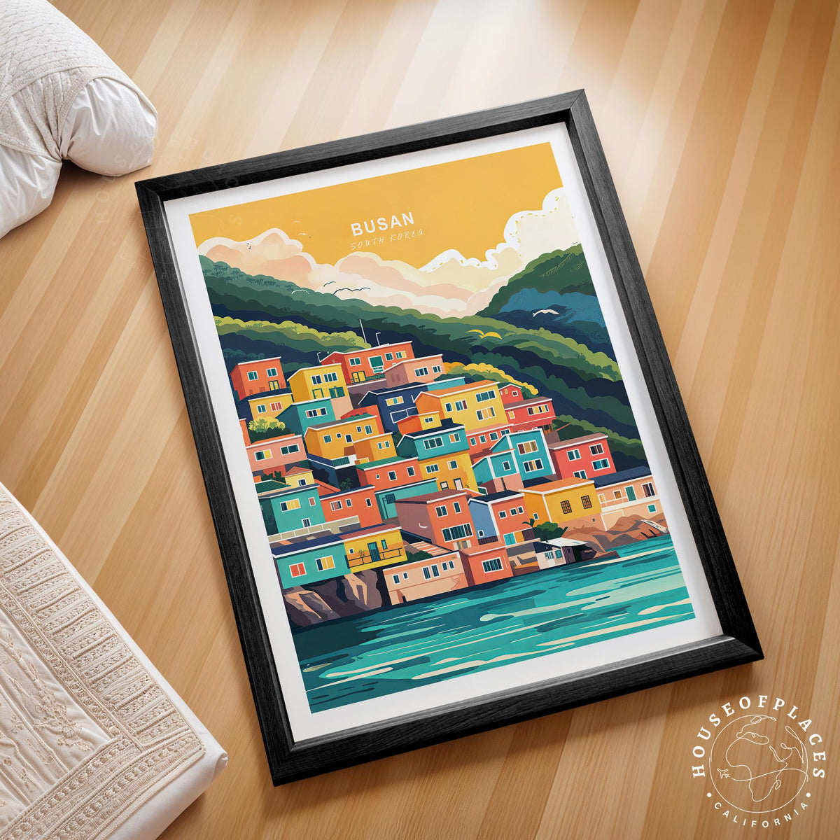 Busan travel poster – view 2