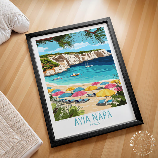 Ayia Napa travel poster – view 2