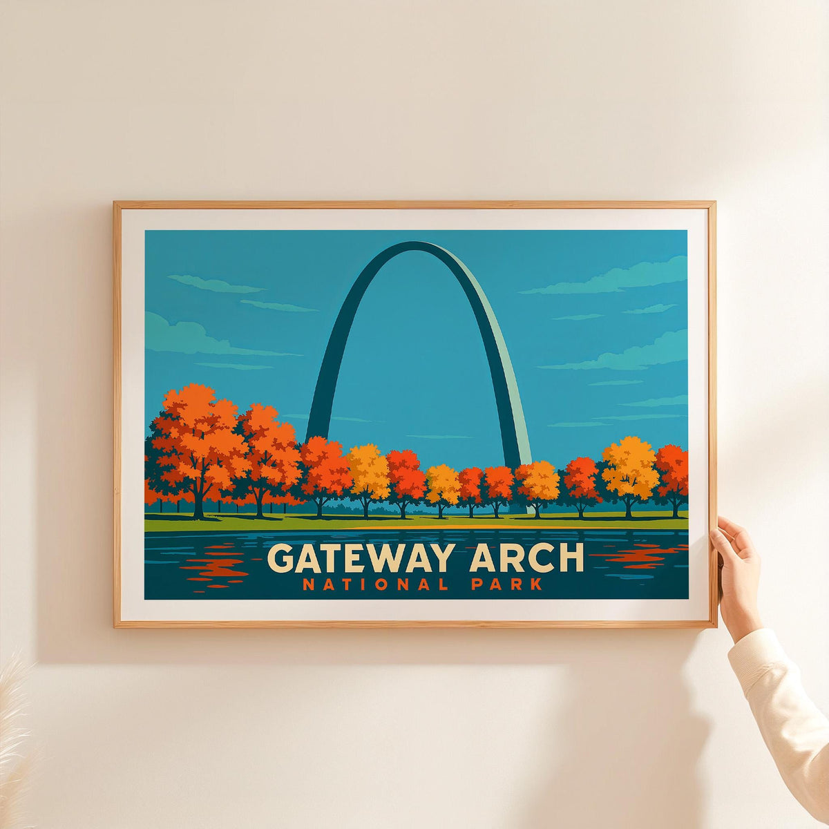 Gateway Arch travel poster – view 2