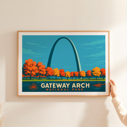 Gateway Arch travel poster – view 2
