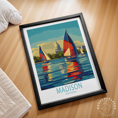 Madison travel poster – view 3