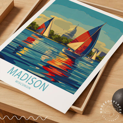 Madison travel poster – view 4