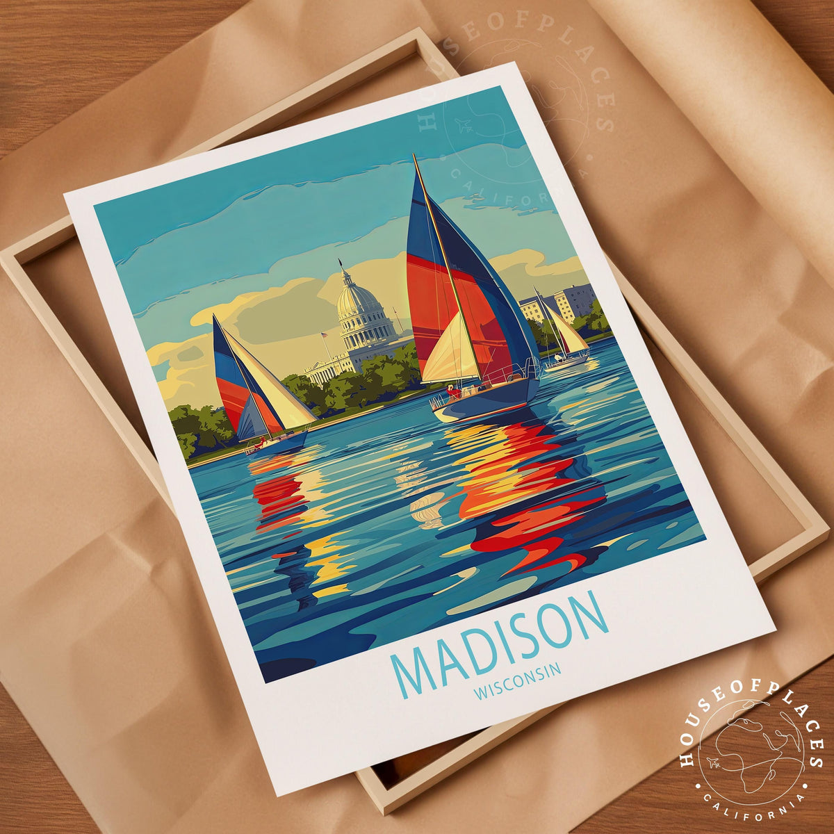 Madison travel poster – view 10